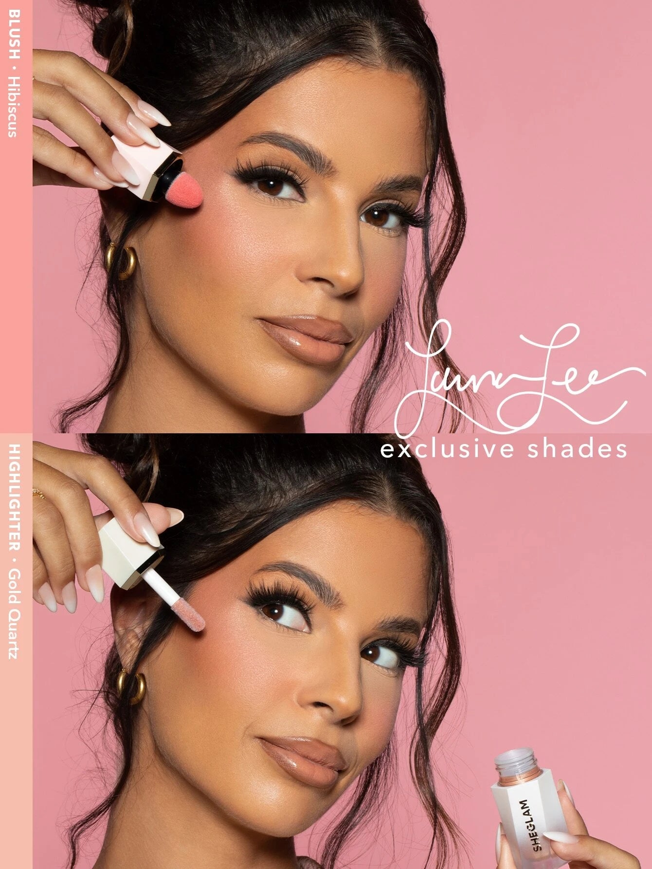 Sheglam Cosmetics X LAURA LEE Liquid Blush & Highlighter Kit
