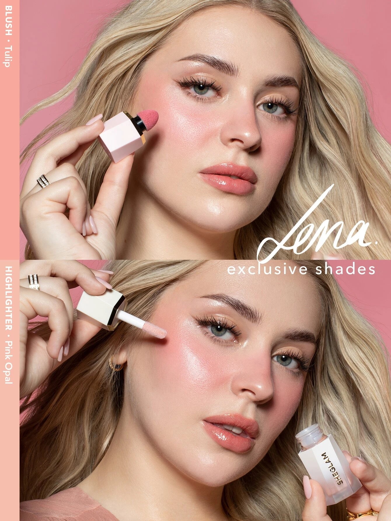 Sheglam Cosmetics X LENA Liquid Blush & Highlighter Kit