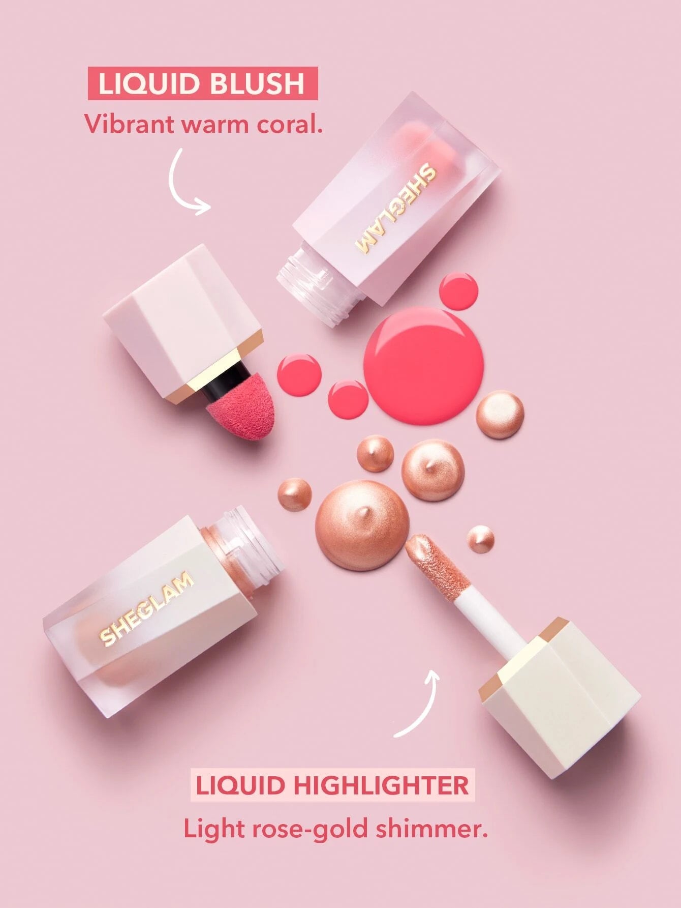 Sheglam Cosmetics X LAURA LEE Liquid Blush & Highlighter Kit