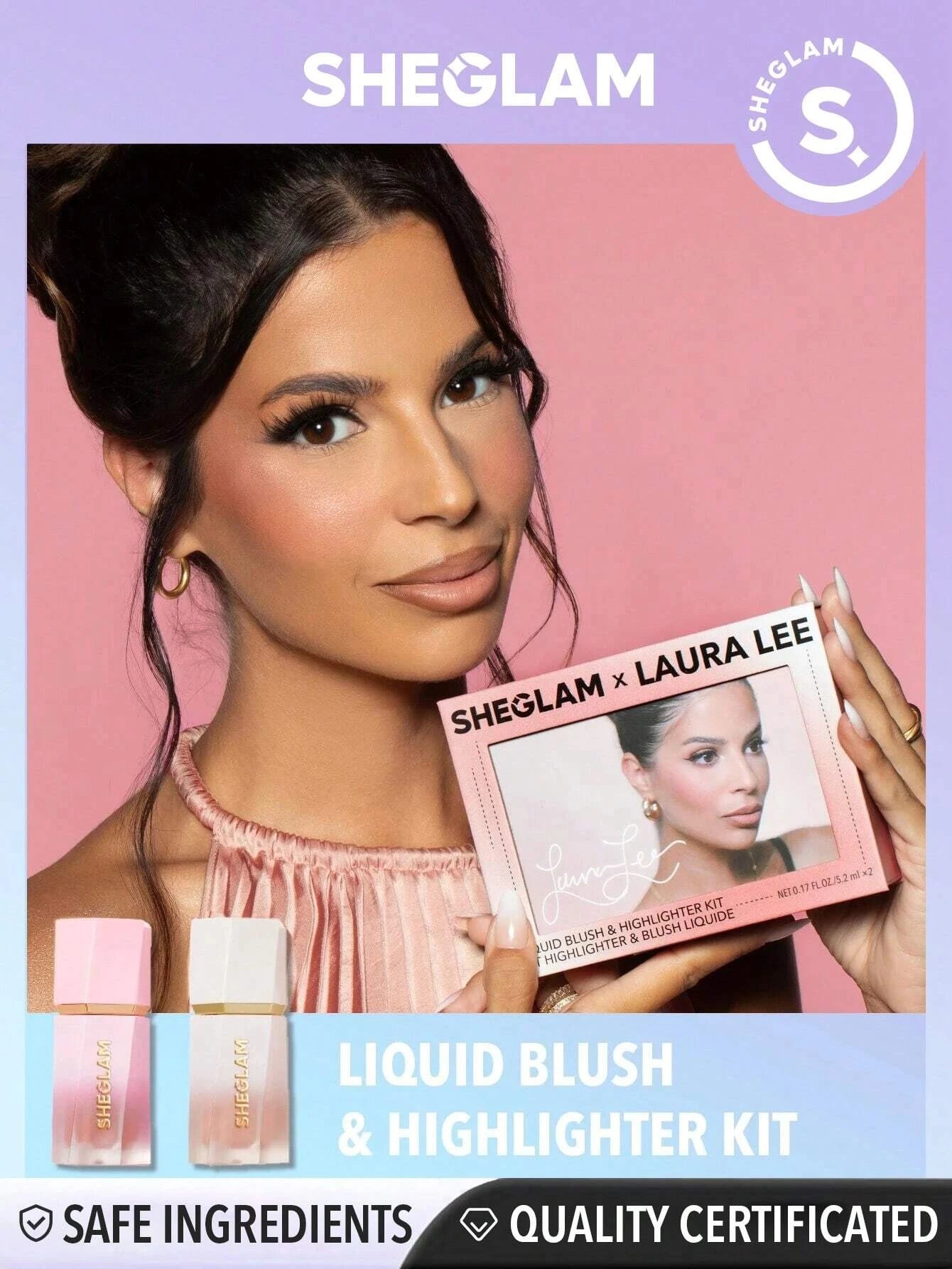 Sheglam Cosmetics X LAURA LEE Liquid Blush & Highlighter Kit