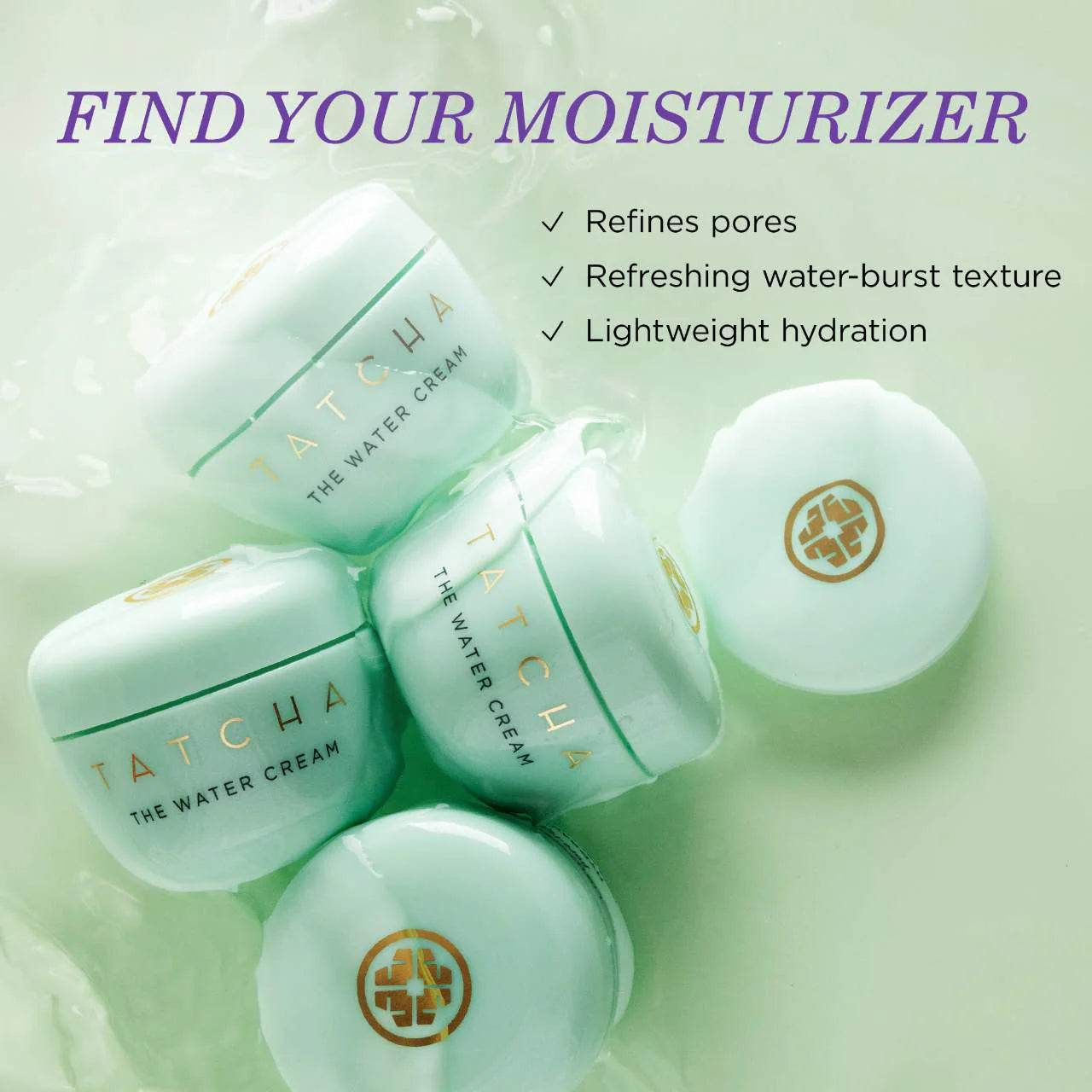 Tatcha Mini Water Cream Oil-Free Pore Minimizing Moisturizer - MINI SIZE