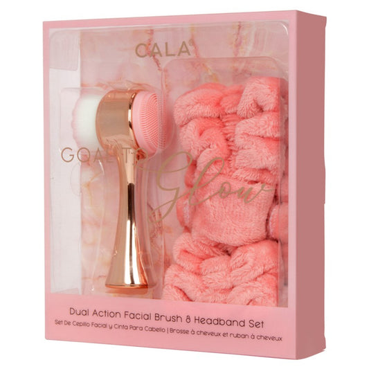 CALA Dual Action Facial Brush and Headband Set