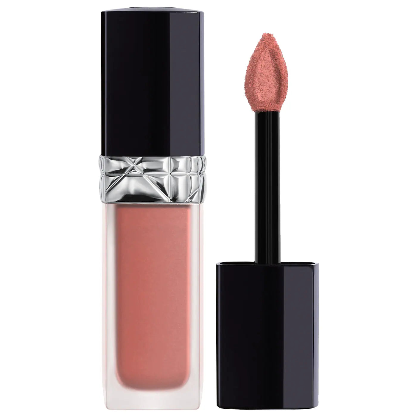 Dior Rouge Forever Liquid Transfer-Proof Lipstick in 100 FOREVER NUDE