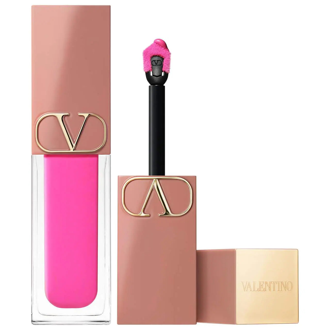 Valentino Liquirosso 2 in 1 Soft Matte Liquid Lipstick & Blush in 302R PINK Is PUNK