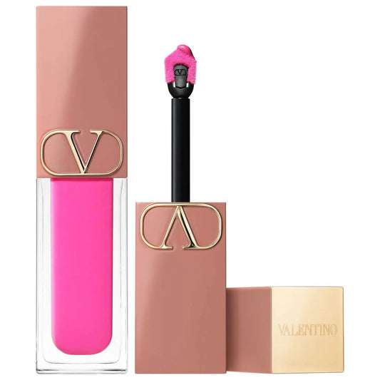 Valentino Liquirosso 2 in 1 Soft Matte Liquid Lipstick & Blush in 302R PINK Is PUNK