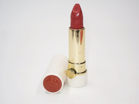 Too Faced Peach Kiss Moisture Matte Long Wear Lipstick—Peaches and Cream Collection in Sex On The Peach (spiced mauve) - TRAVEL SIZE