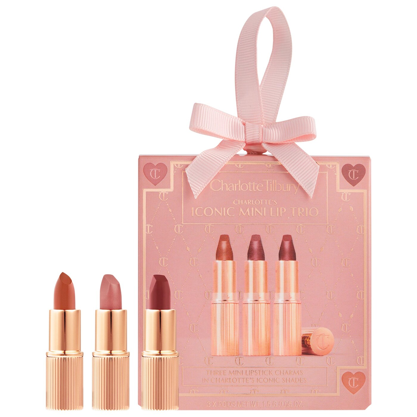 Charlotte Tilbury Iconic Mini Lip Trio Set (Holiday 2023 Edition)