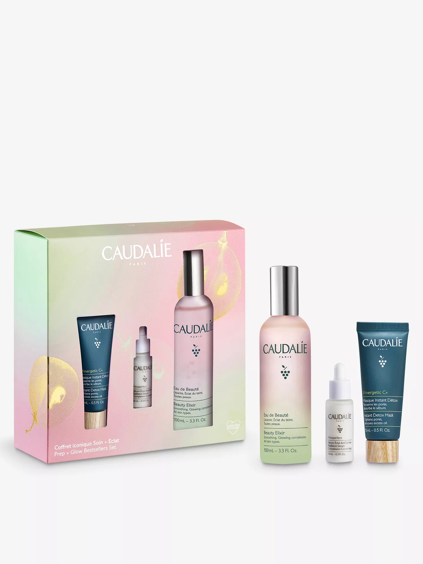 Caudalie Detox & Glow Trio Limited-Edition Gift Set