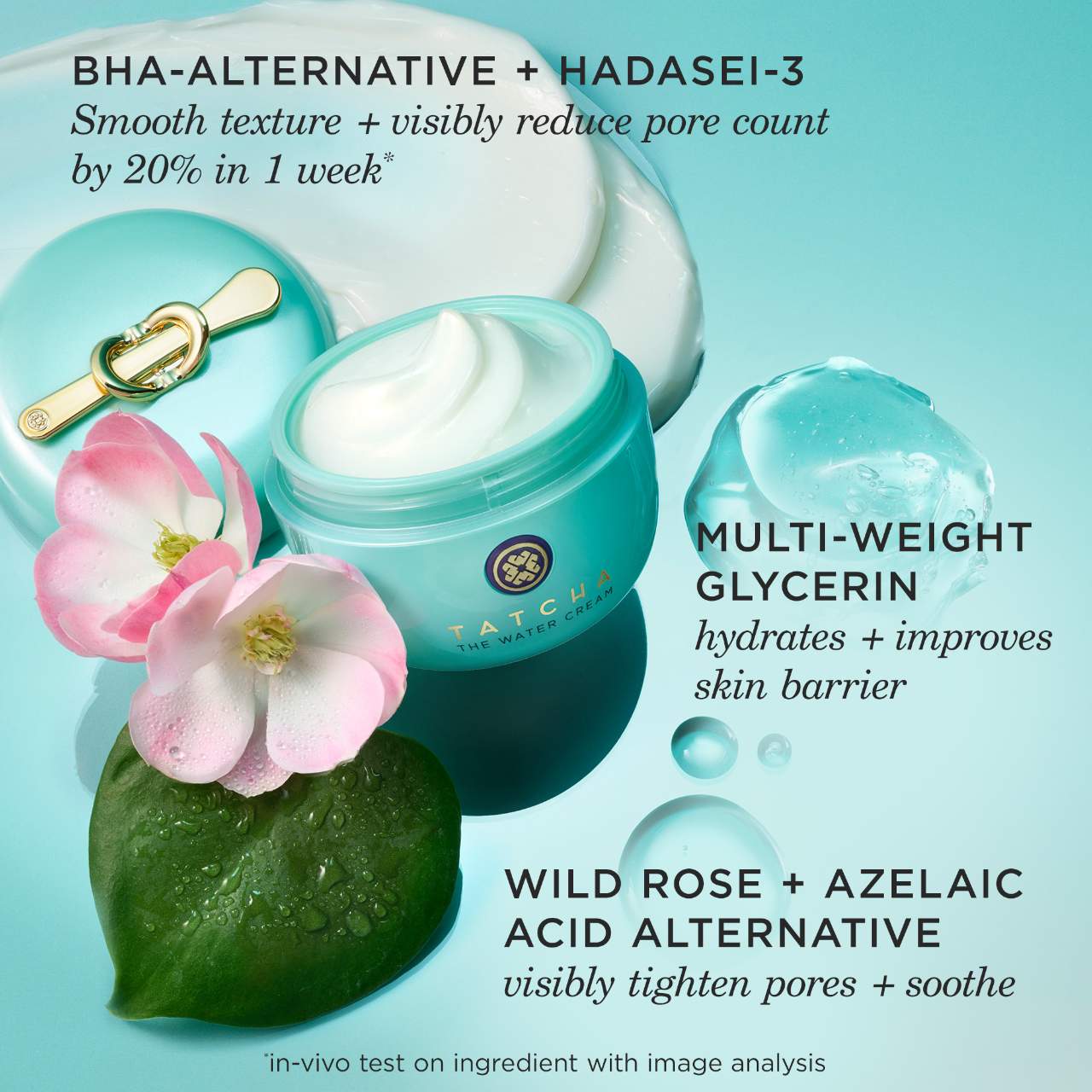 Tatcha Mini Water Cream Oil-Free Pore Minimizing Moisturizer - MINI SIZE
