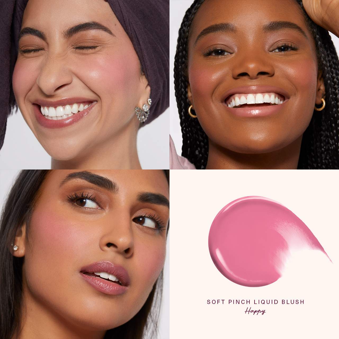 Rare Beauty Mini Soft Pinch Liquid Blush in HAPPY