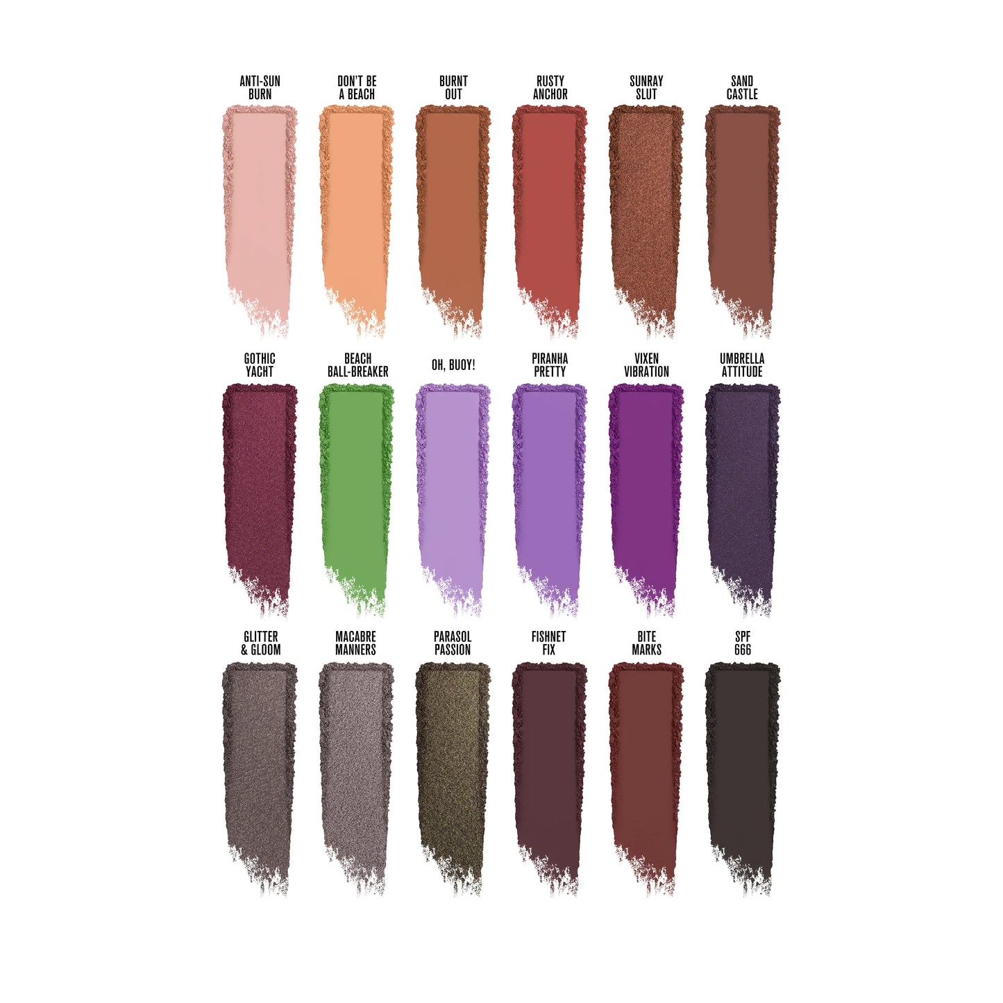 Jeffree Star Cosmetics Gothic Beach Artistry Palette