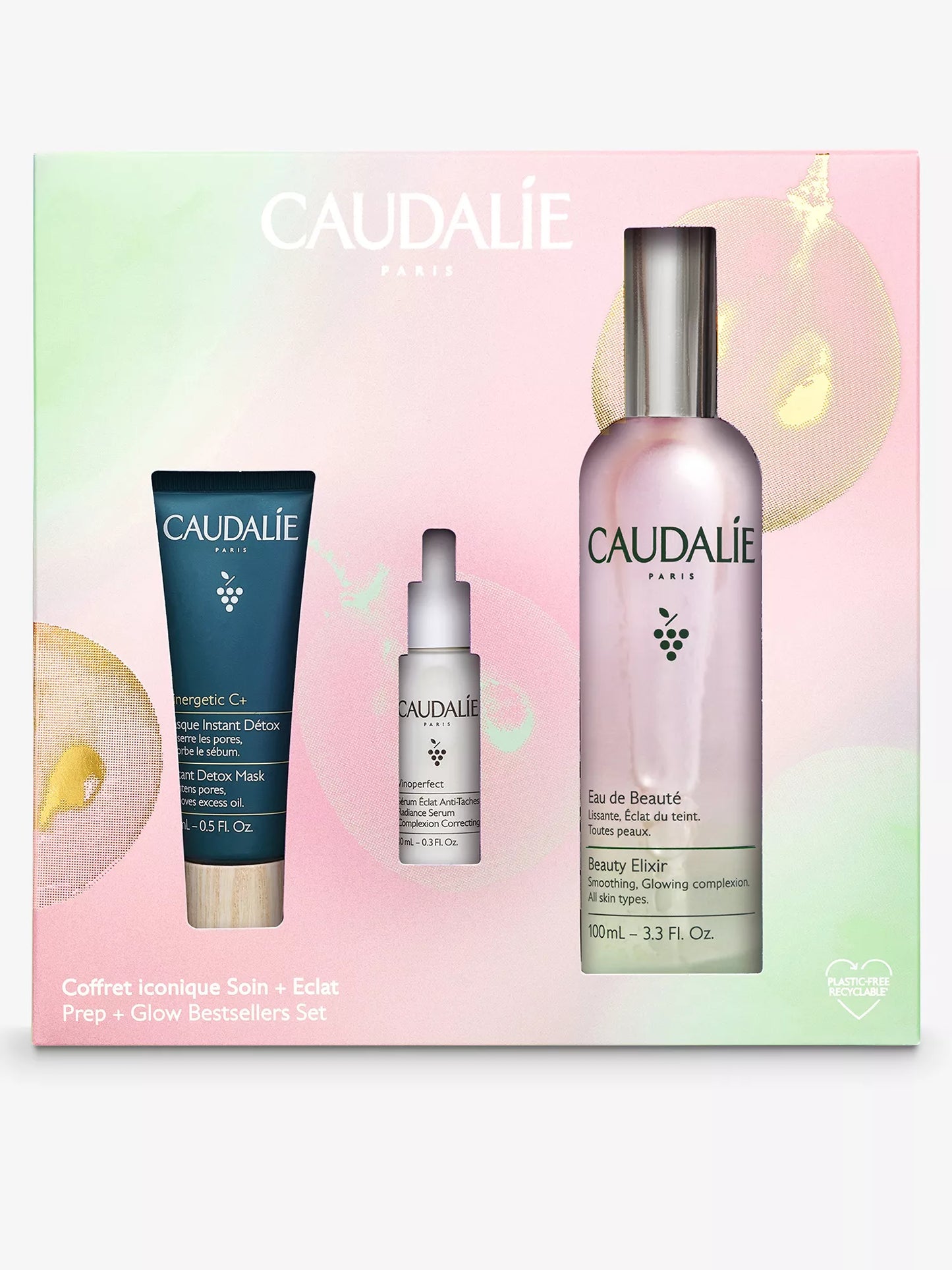 Caudalie Detox & Glow Trio Limited-Edition Gift Set
