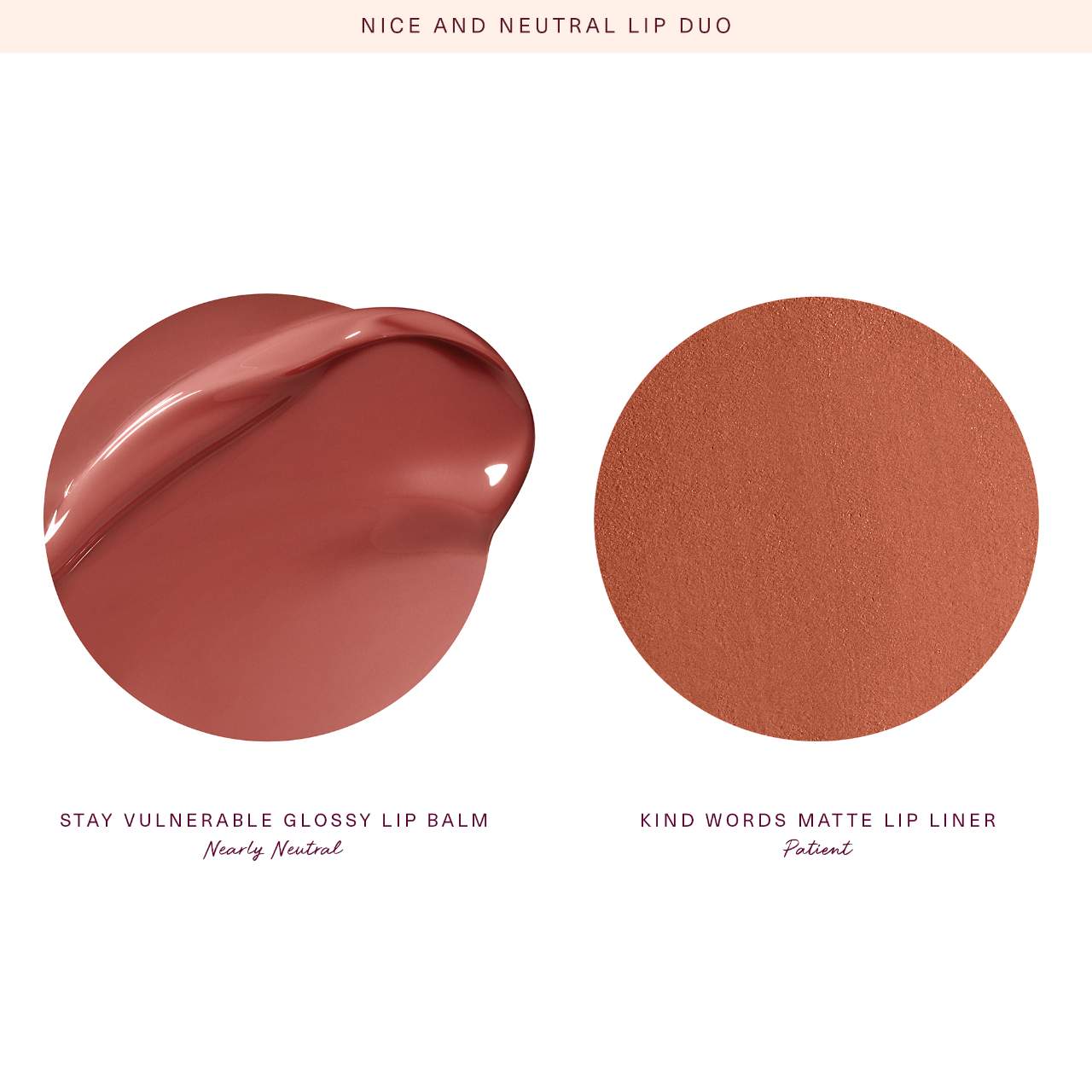 Rare Beauty Nice & Neutral Lip Gloss and Liner Duo