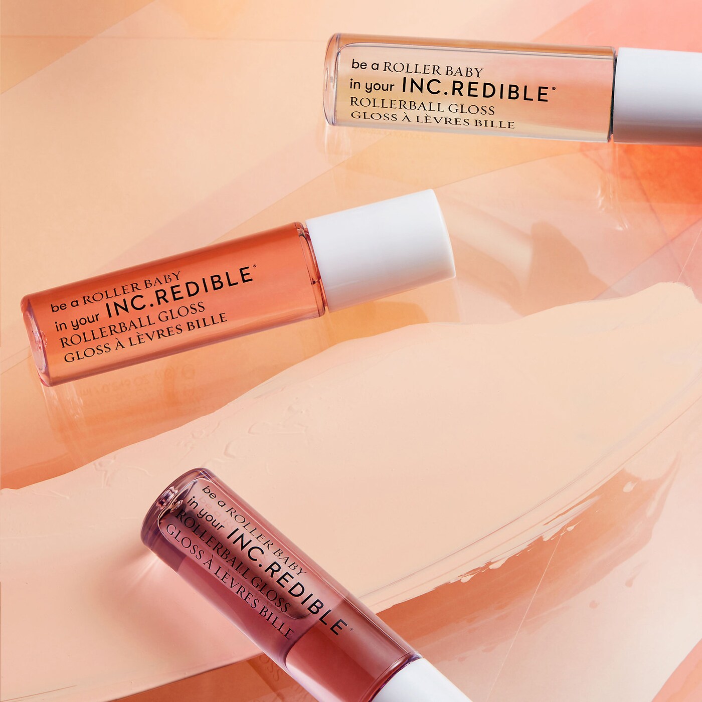 INC.redible Roller Baby Lip Gloss in Choose Your Happy (subtle lavender) - FULL SIZE