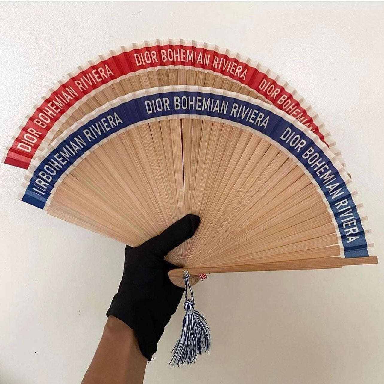 Dior Bohemian Riviera Folding Fan (Limited Edition)