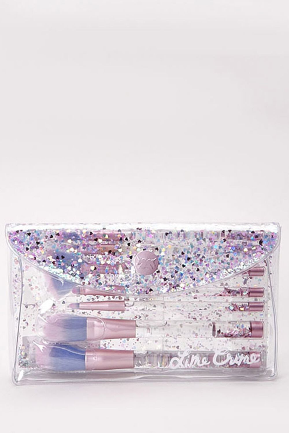 Lime Crime Aquarium Liquid Glitter Makeup Brush Set & Pouch (Limited Edition)