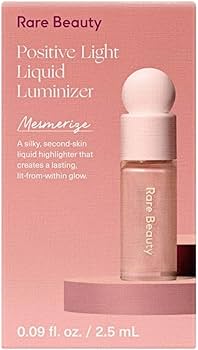 Rare Beauty MIni Positive Light Liquid Luminizer Highlighter in MESMERIZE