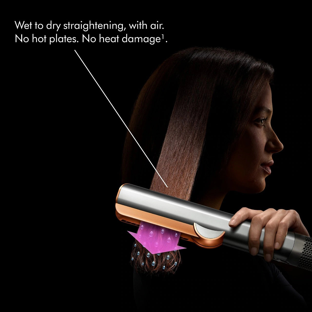 Dyson Airstrait™ Straightener in Prussian Blue/Rich Copper