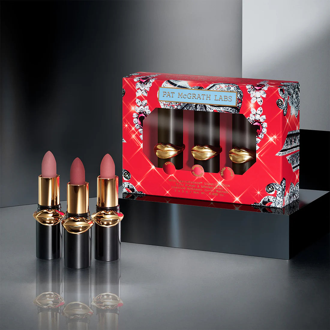 Pat Mcgrath Mini Mattrance Lipstick Trio