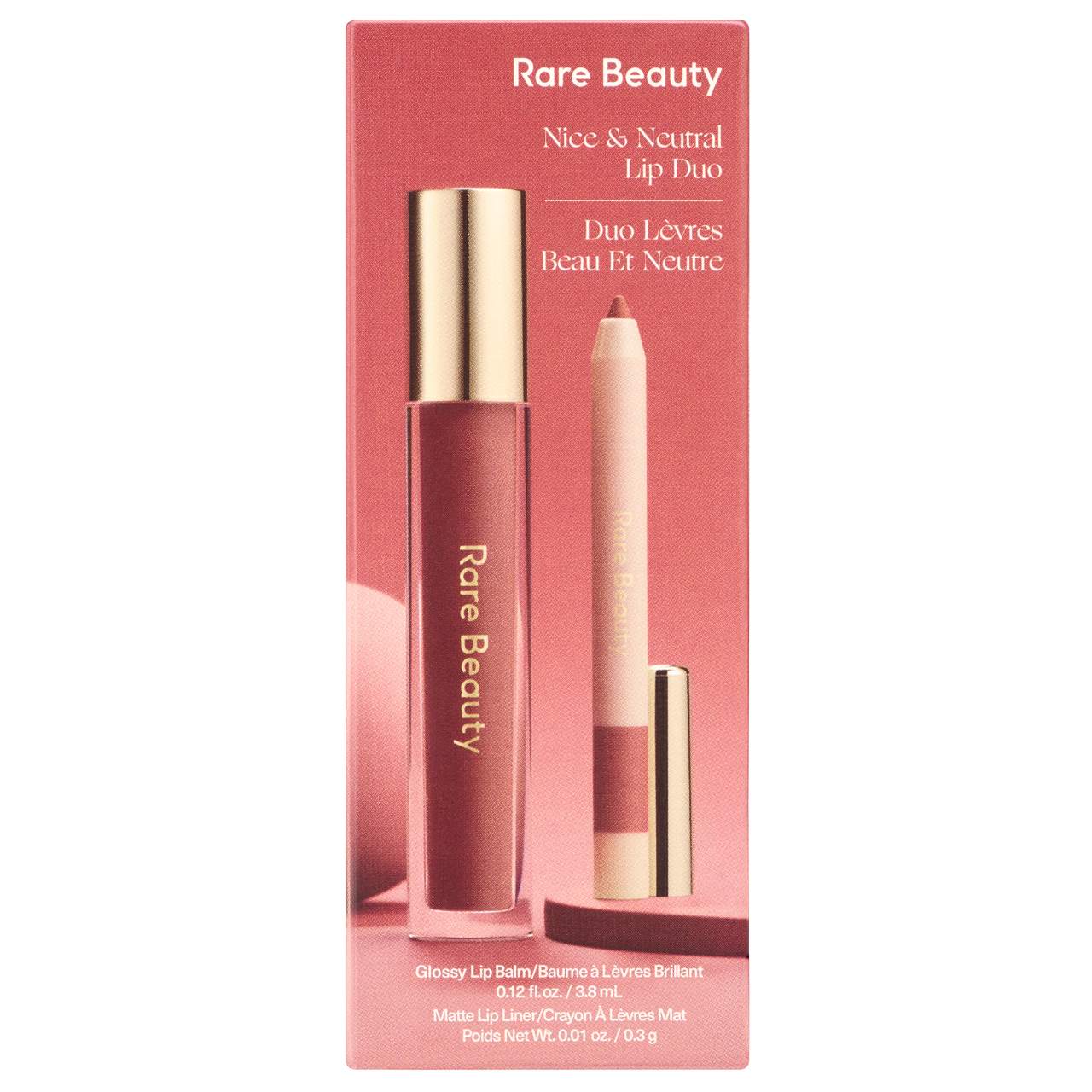 Rare Beauty Nice & Neutral Lip Gloss and Liner Duo