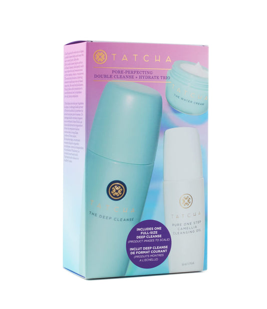 Tatcha Pore Perfecting Double Cleanse + Hydrate Trio Set
