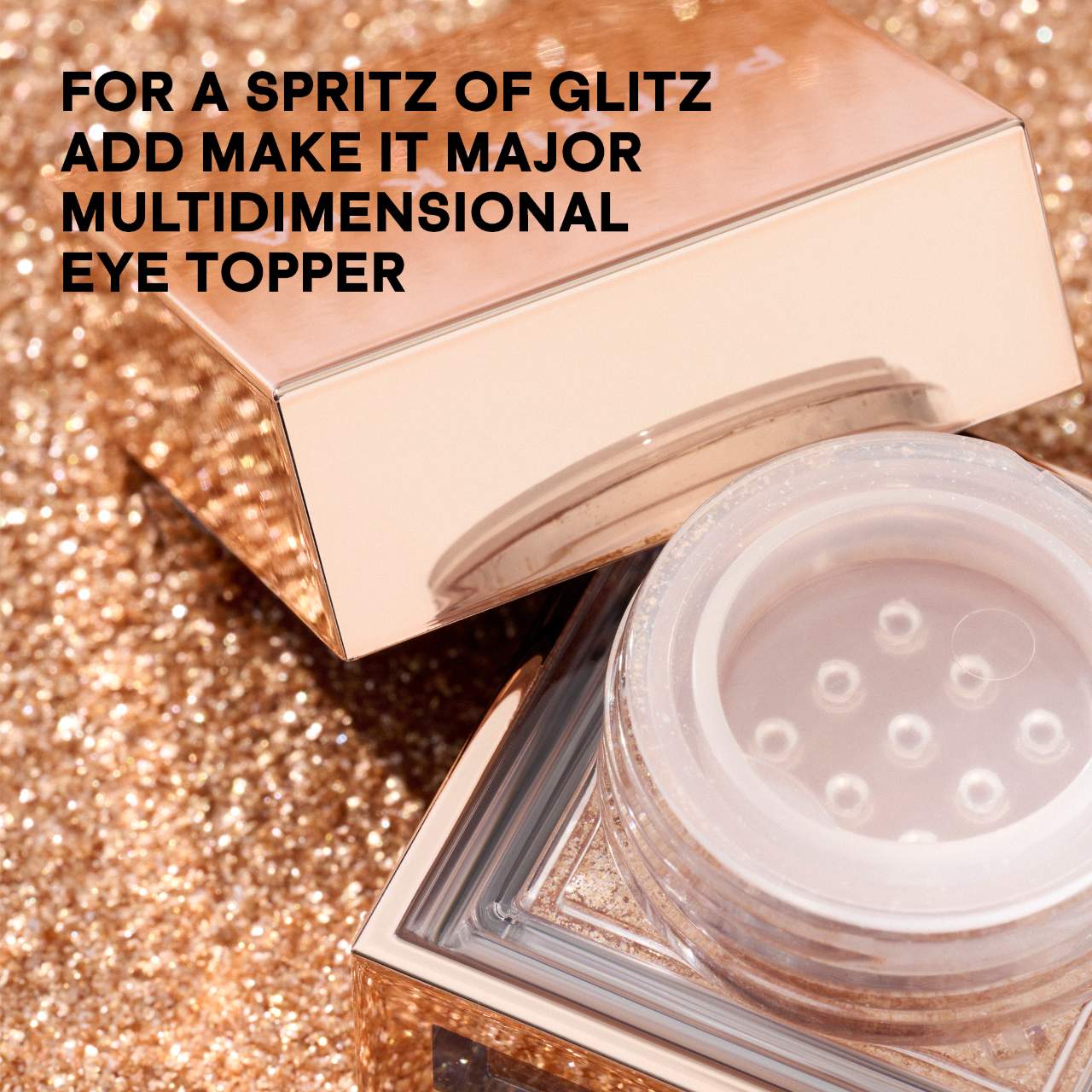 Patrick Ta Make it Major Multidimensional Glitter Eye Topper - Giving Rich