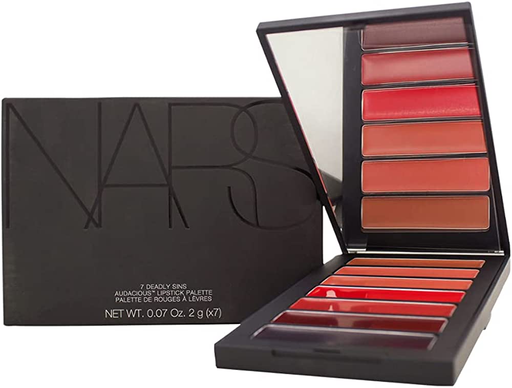 Nars 7 Deadly Sins Audacious Lipstick Palette