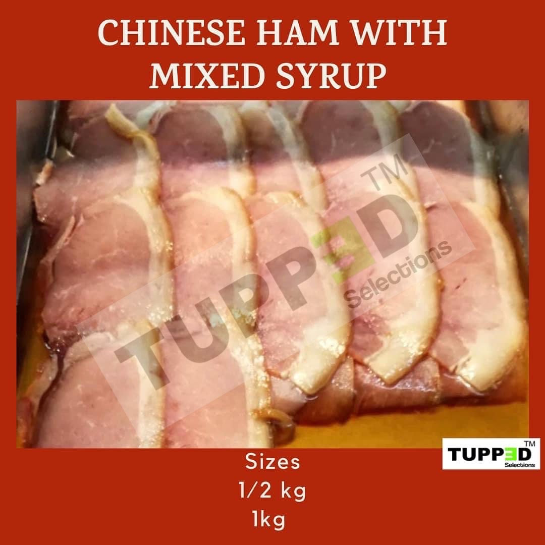 Excelente CHINESE HAM SLICED with MIXED SYRUP