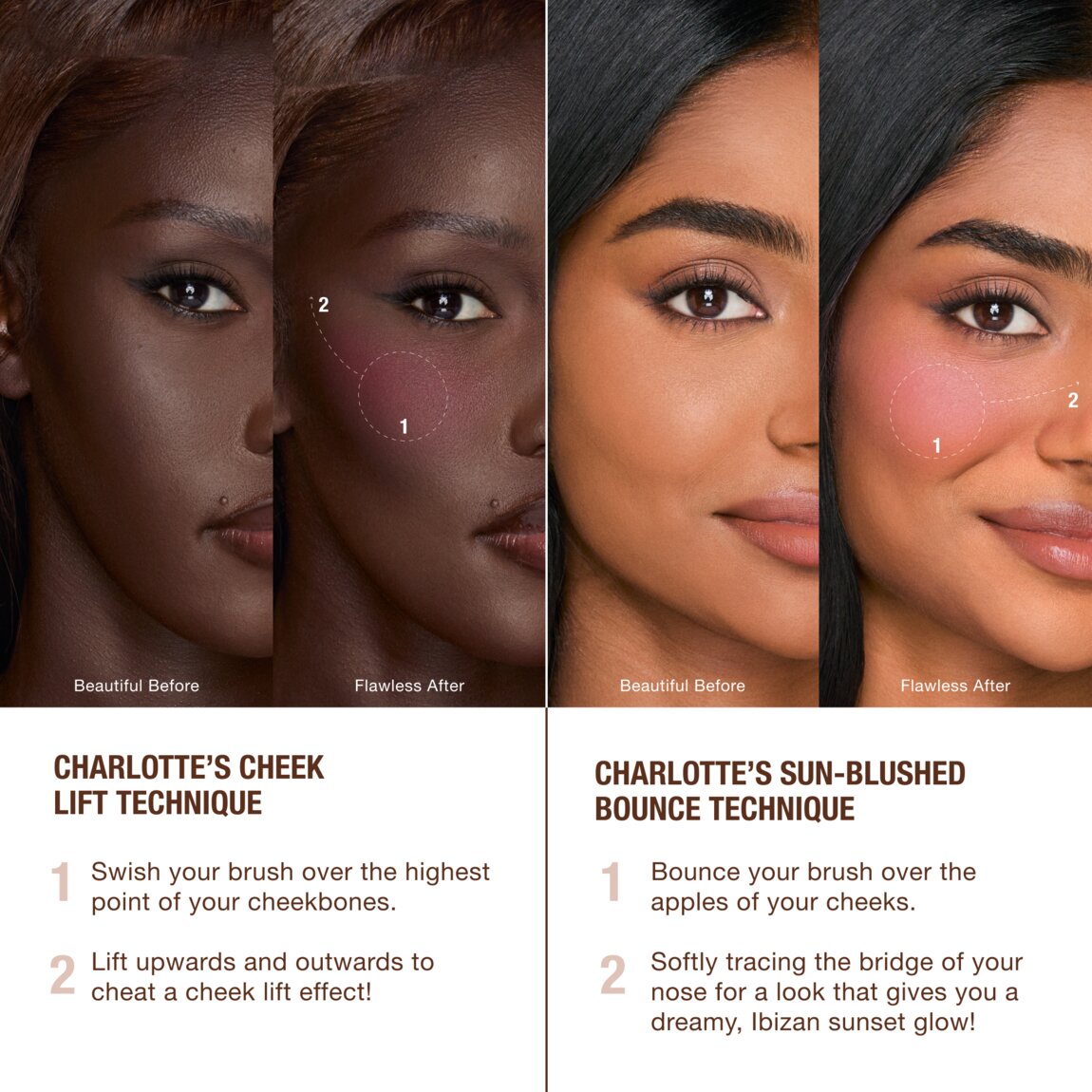 Charlotte Tilbury Dual Ended Bronzer & Blush Brush
