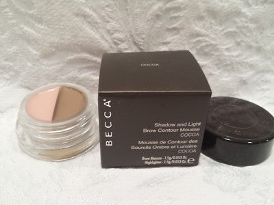 Becca Shadow and Light Brow Contour Mousse in COCOA