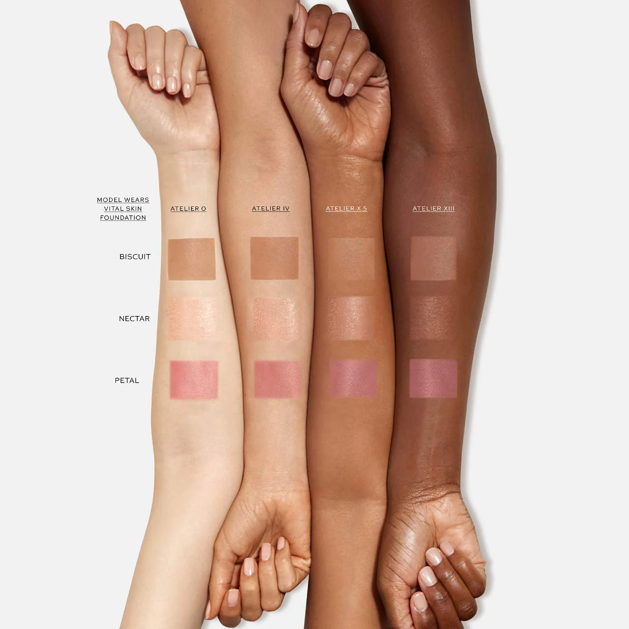 Westman Atelier Mini Contour, Highlight & Blush Trio - Color: I: Nectar, Biscuit, Petal