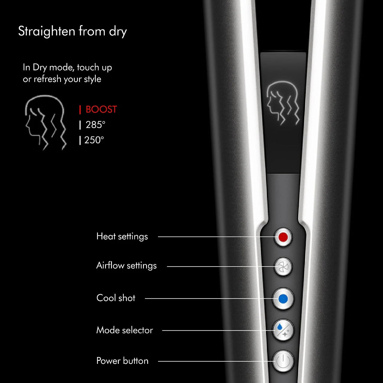 Dyson Airstrait™ Straightener in Prussian Blue/Rich Copper