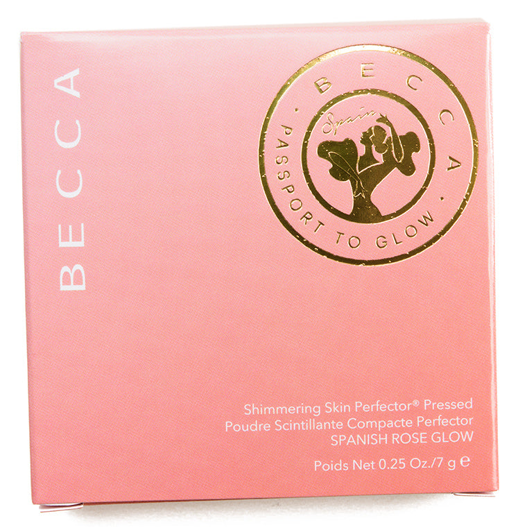 Becca Shimmering Skin Perfector Pressed Highlighter in SPANISH ROSE GLOW