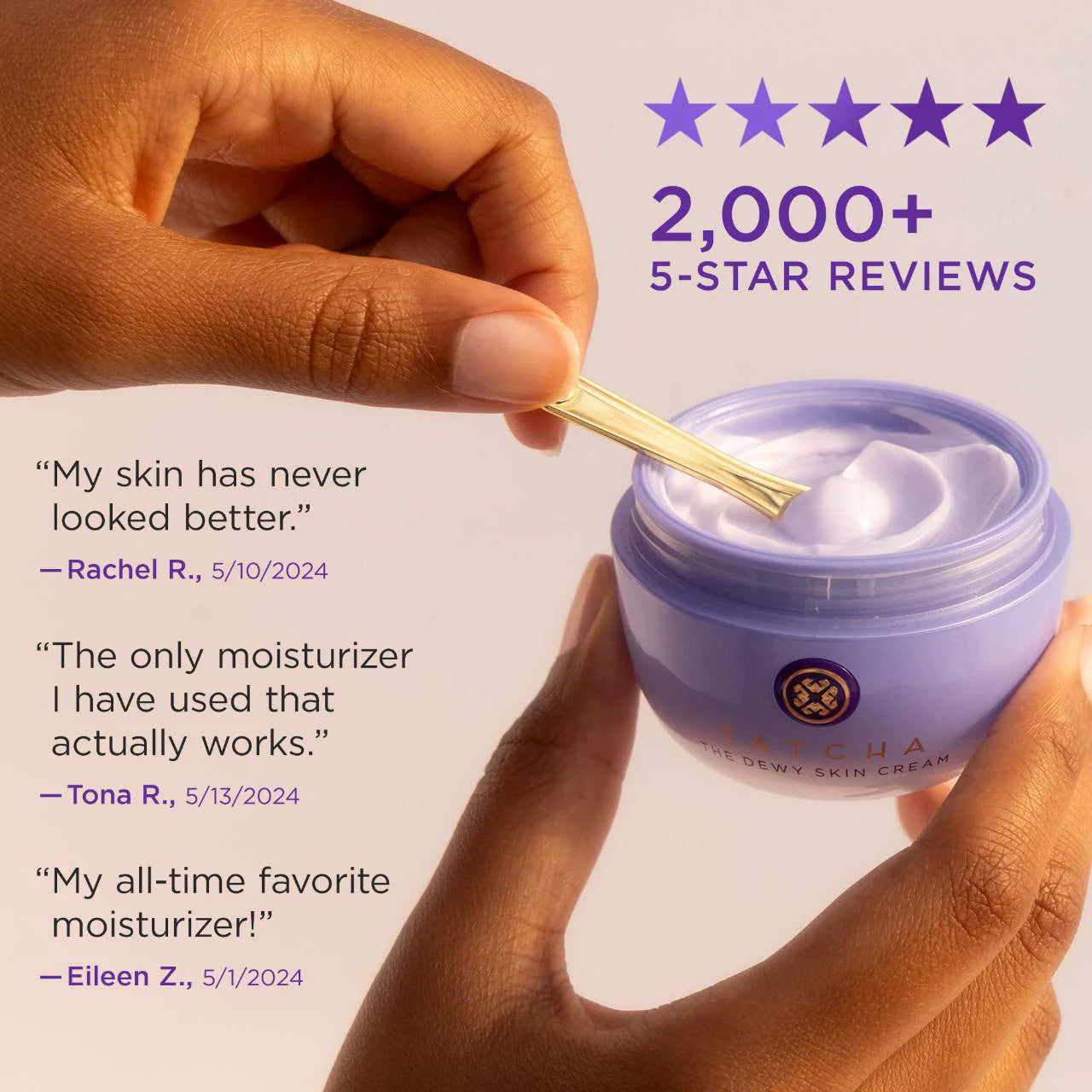 Tatcha The Dewy Skin Cream Plumping & Hydrating Moisturizer