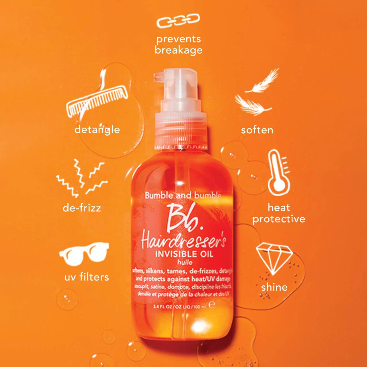 Bumble and Bumble Hairdresser's Invisible Oil Frizz Reducing Hair Oil