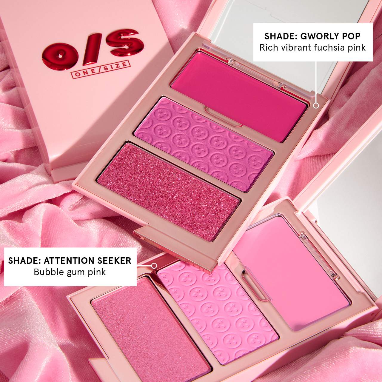 ONE/SIZE by Patrick Starrr Cheek Clapper 3D Blush Trio Palette in Attention Seeker