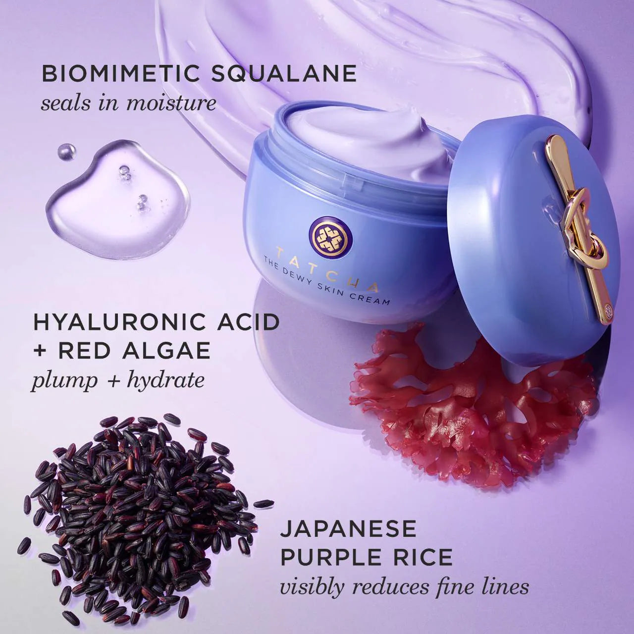 Tatcha The Dewy Skin Cream Plumping & Hydrating Moisturizer