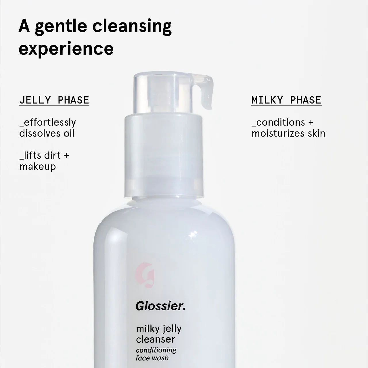 Glossier Milky Jelly Gel Face Cleanser