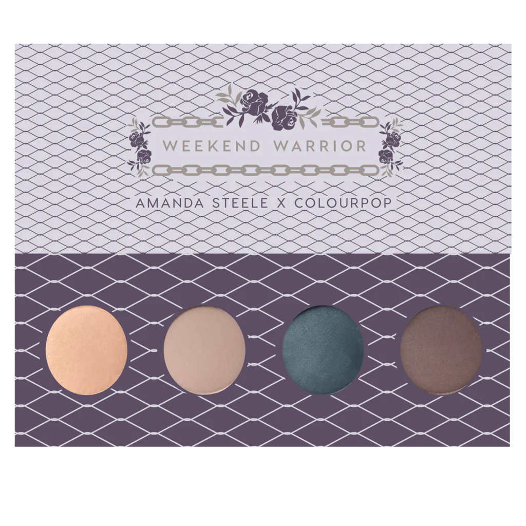 Colourpop x Amanda Steele Weekend Warrior Pressed Powder Shadow Collection (Limited Edition)