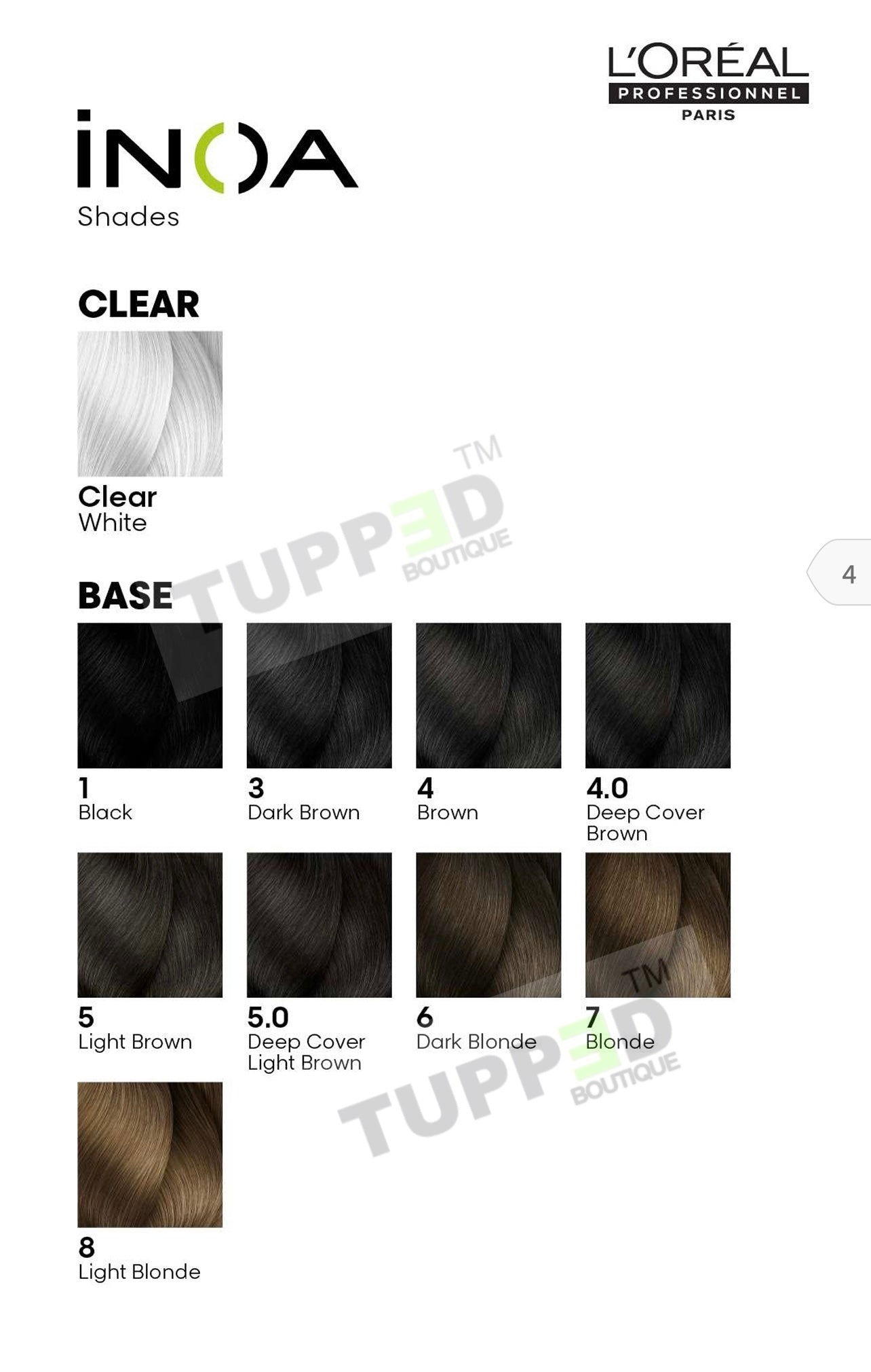 L'Oreal Professionnel INOA Ammonia-Free Permanent Hair Color Tube