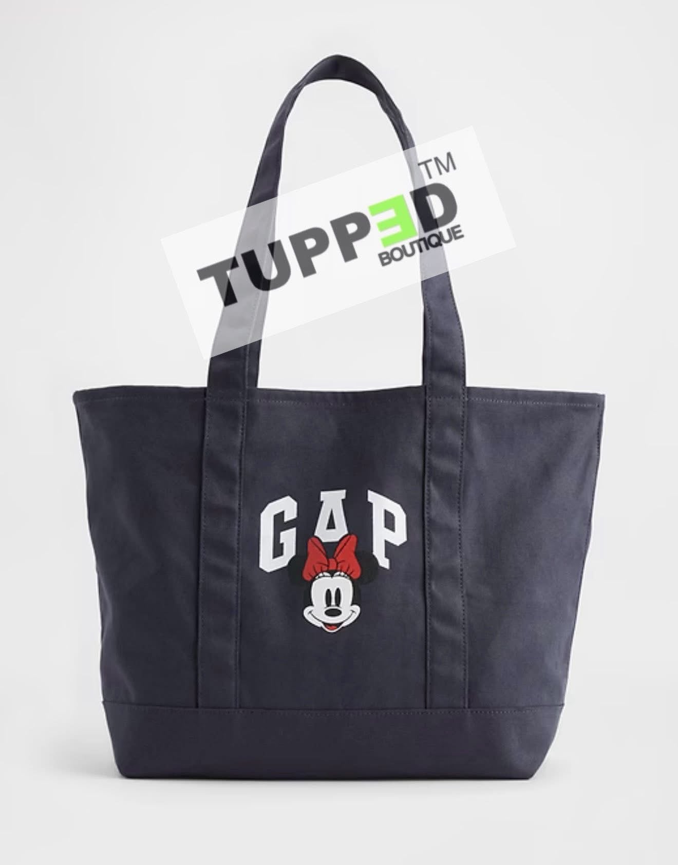 GAP : GAP x DISNEY TOTE BAG IN MICKEY (NEW NAVY BLUE) - LIMITED EDITION