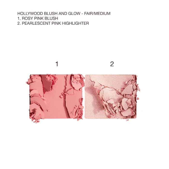 Charlotte Tilbury Mini Hollywood Blush & Glow Glide Palette (Light to Medium)