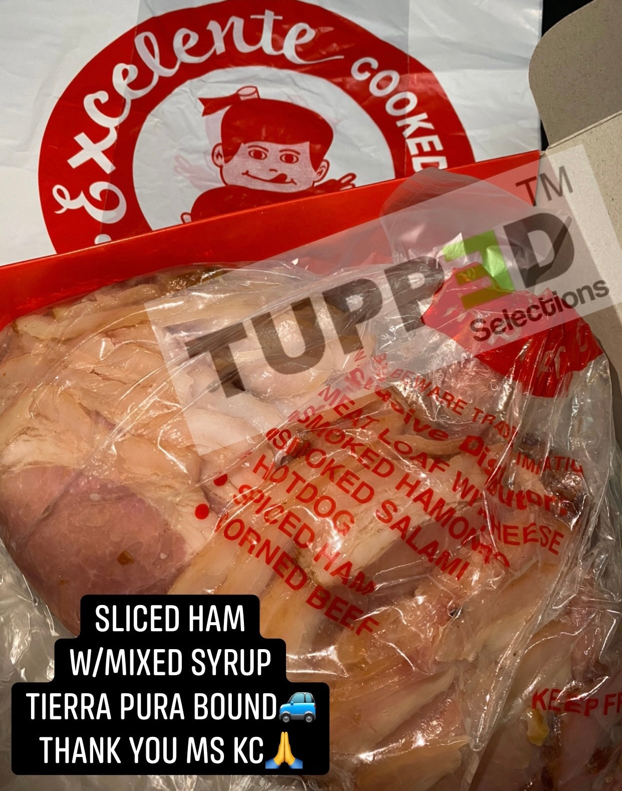 Excelente CHINESE HAM SLICED with MIXED SYRUP