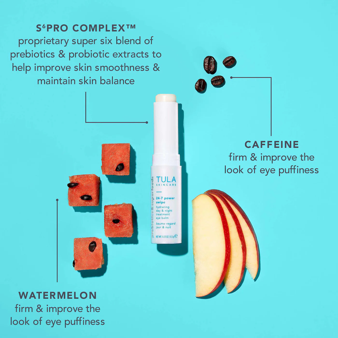 Tula Skincare 24-7 Power Swipe™ Hydrating Day & Night Treatment Eye Balm