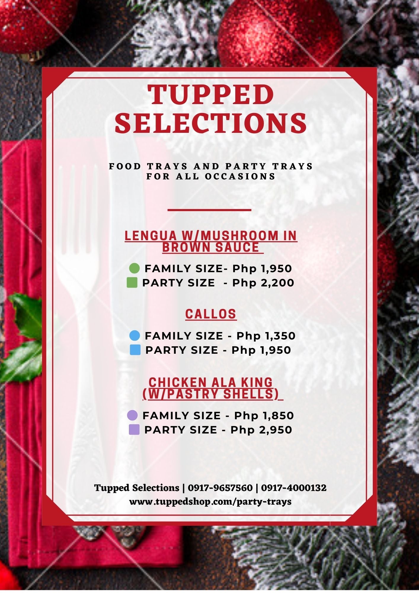 MENU 3