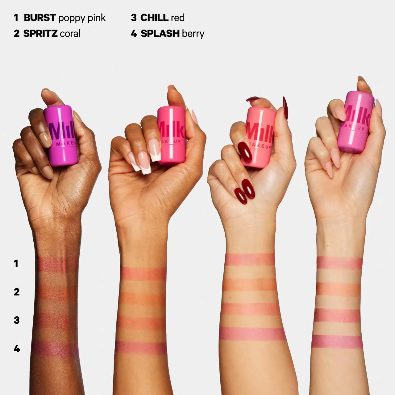 Milk Makeup Cooling Water Jelly Tint Lip + Cheek Blush Stain in SPLASH