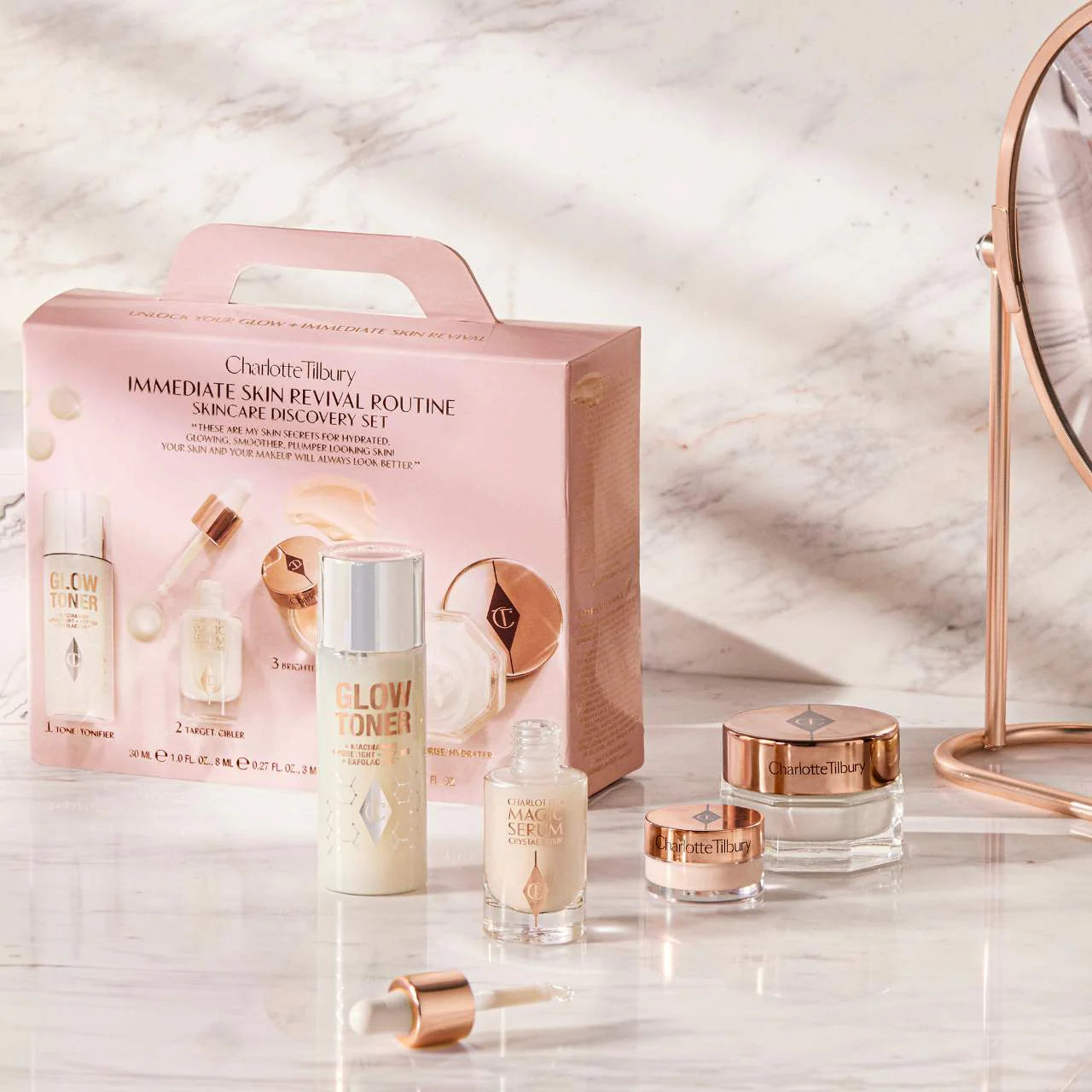 Charlotte Tilbury Immediate Skin Revival Routine Discovery Set