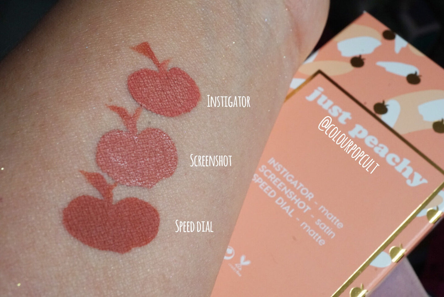 Colourpop Just Peachy Lip Bundle Set