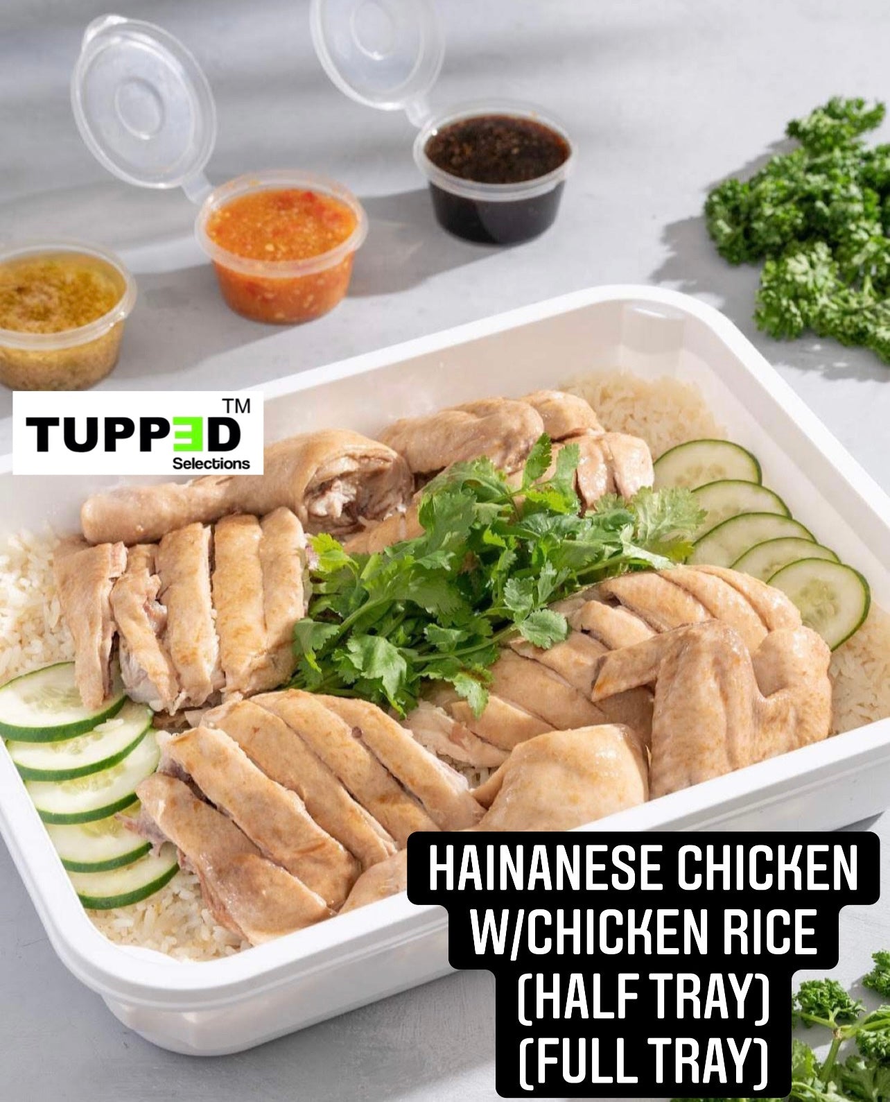 HAINANESE CHICKEN WITH RICE
