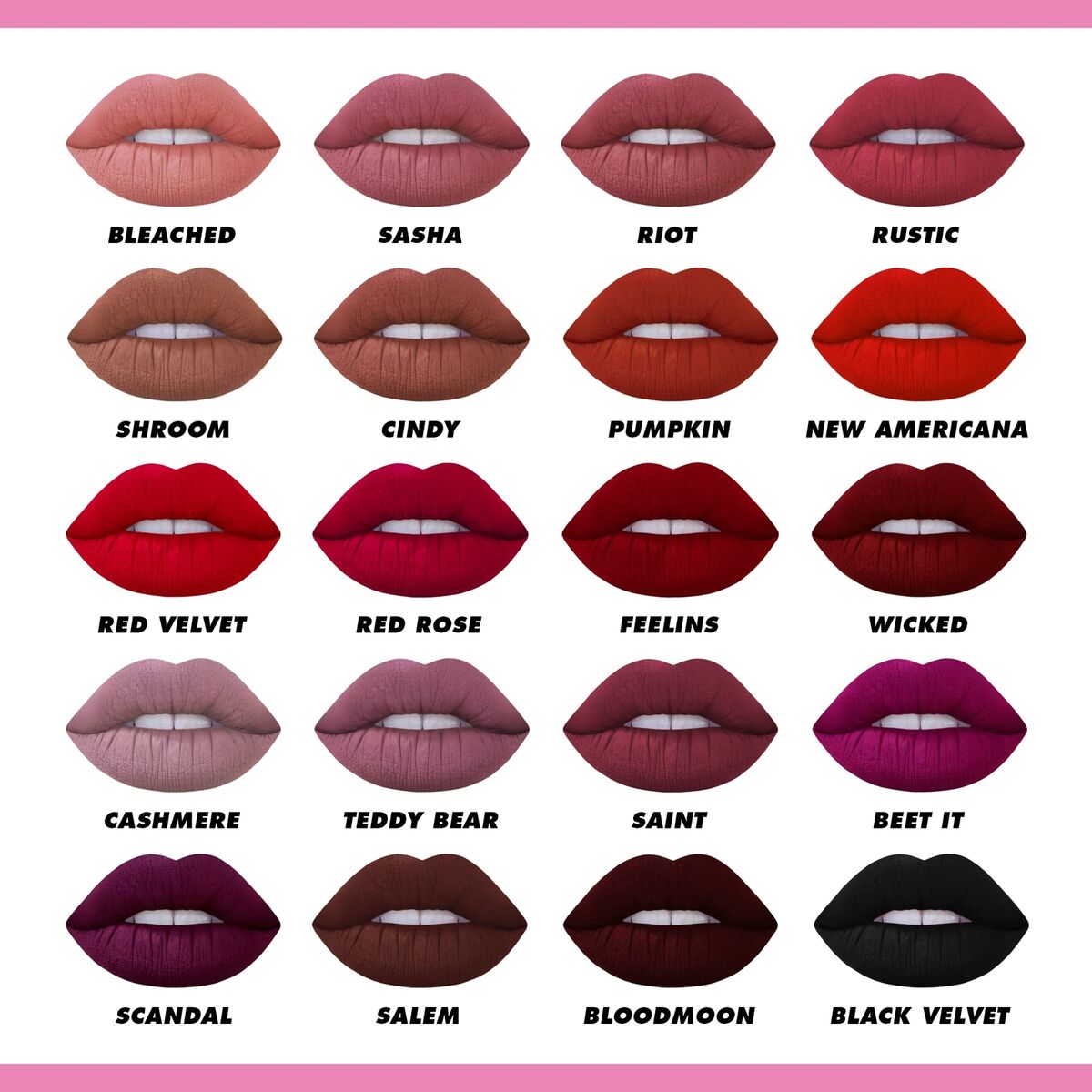 Lime Crime Matte Velvetine Lipstick